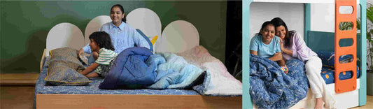 kids bed sheets & art