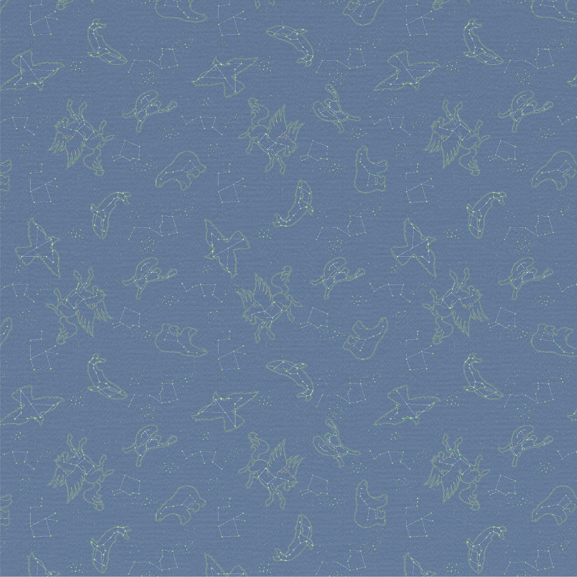 media_gallary Constellation Glow Fitted Bedsheet, Queen Size 4