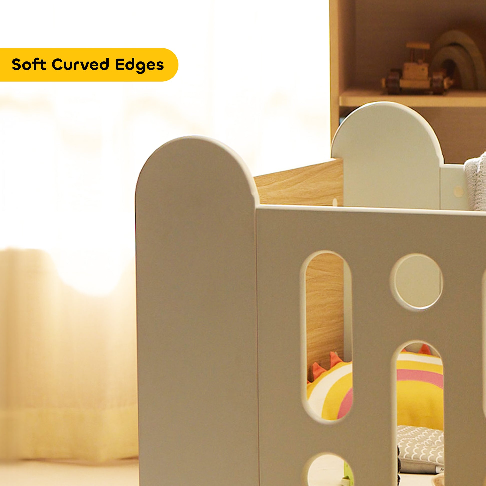 media_gallary Snuggles - Height Adjustable Crib & Cot Bed with Mattress 4