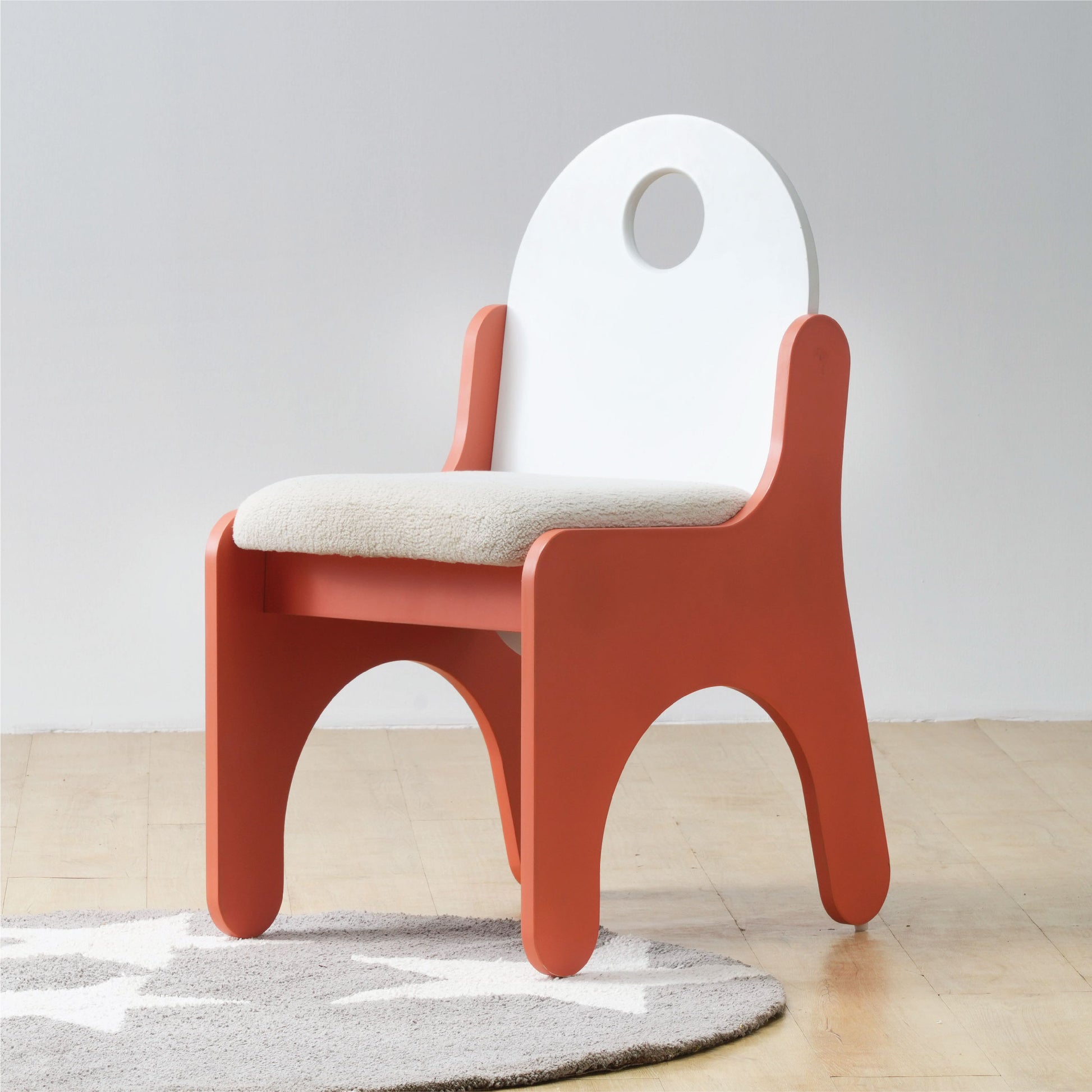 media_gallary Jigsaw Study Chair - Coral 1