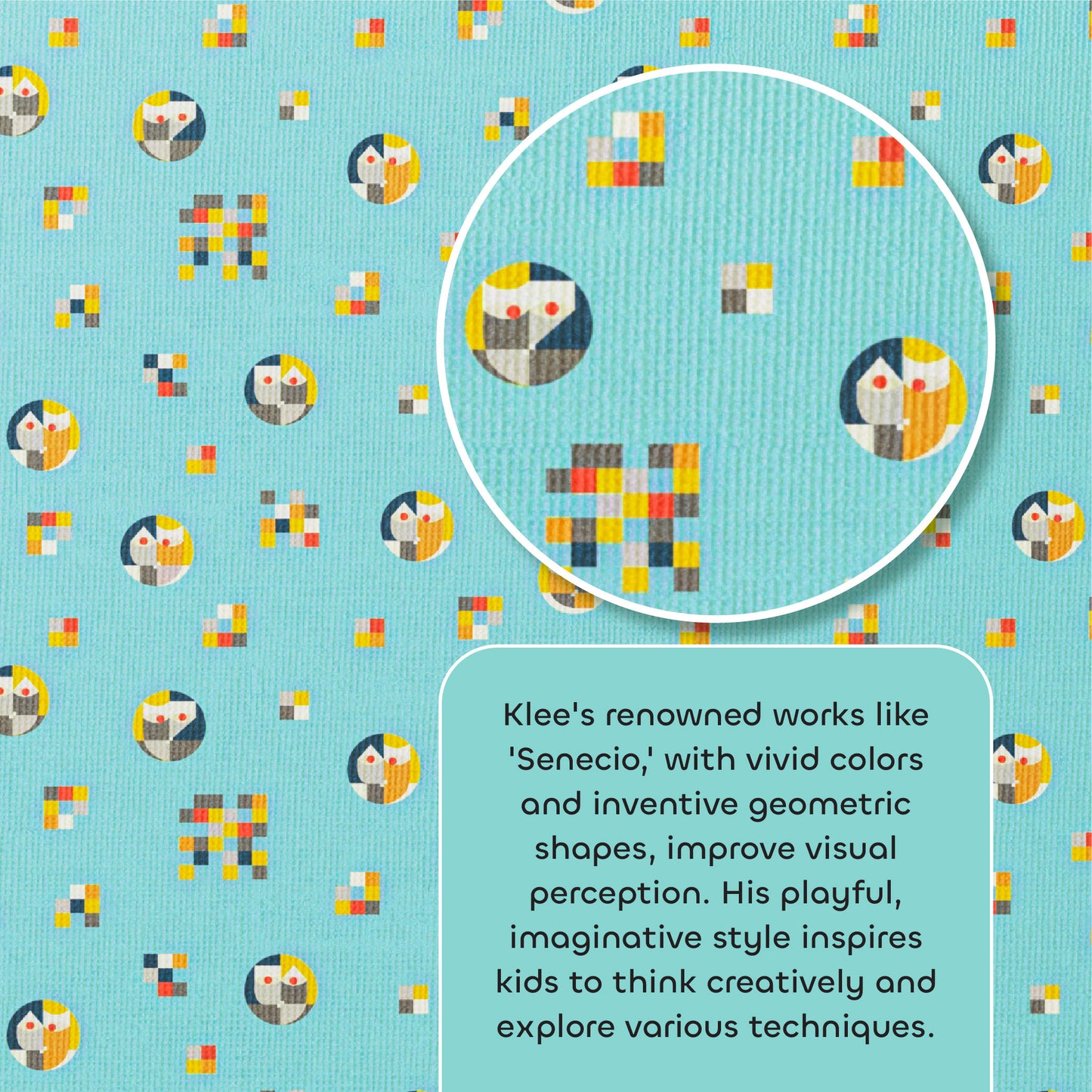 Klee’s Kaleidoscope, Queen Bedsheet