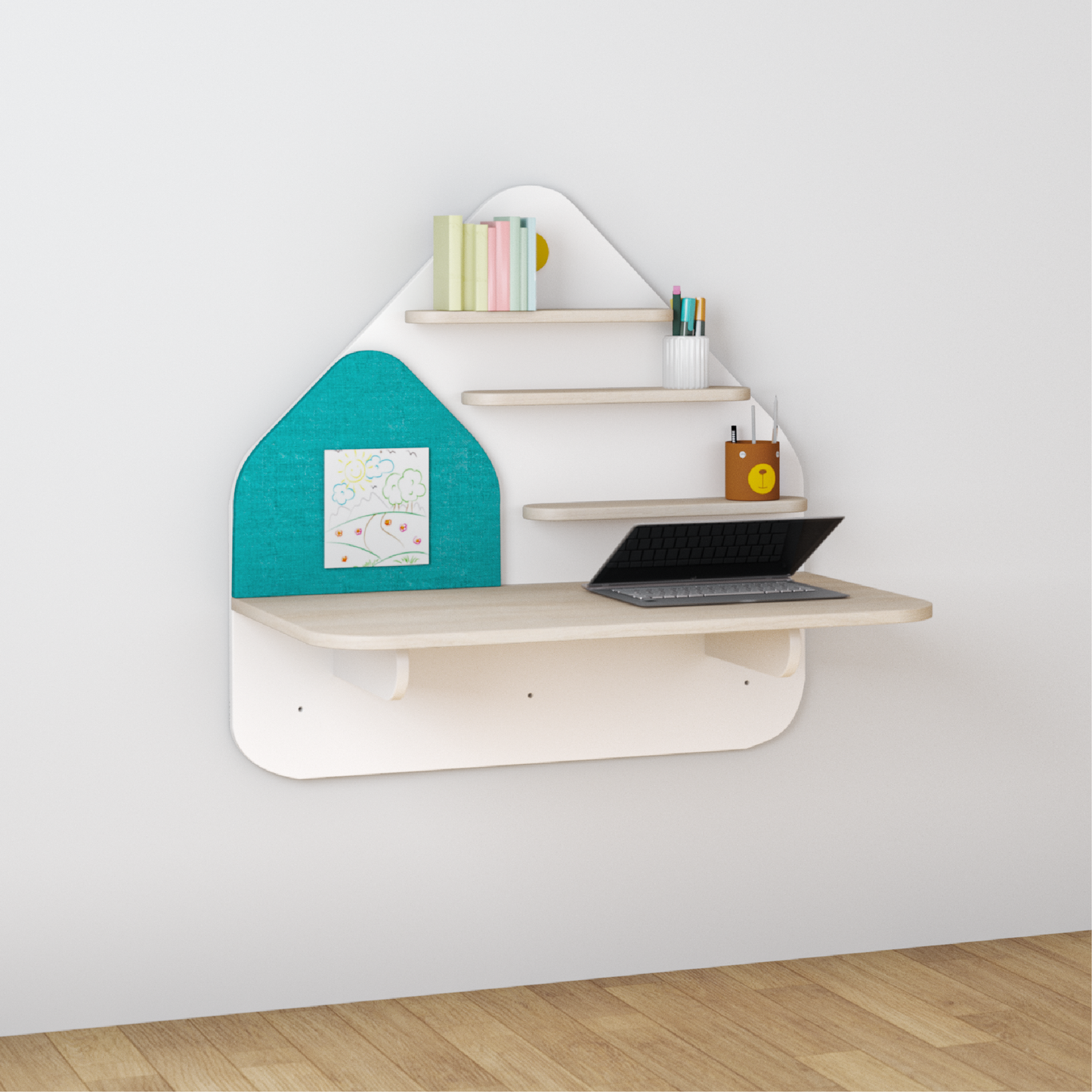 Spaceship Wall Mounted Study Desk