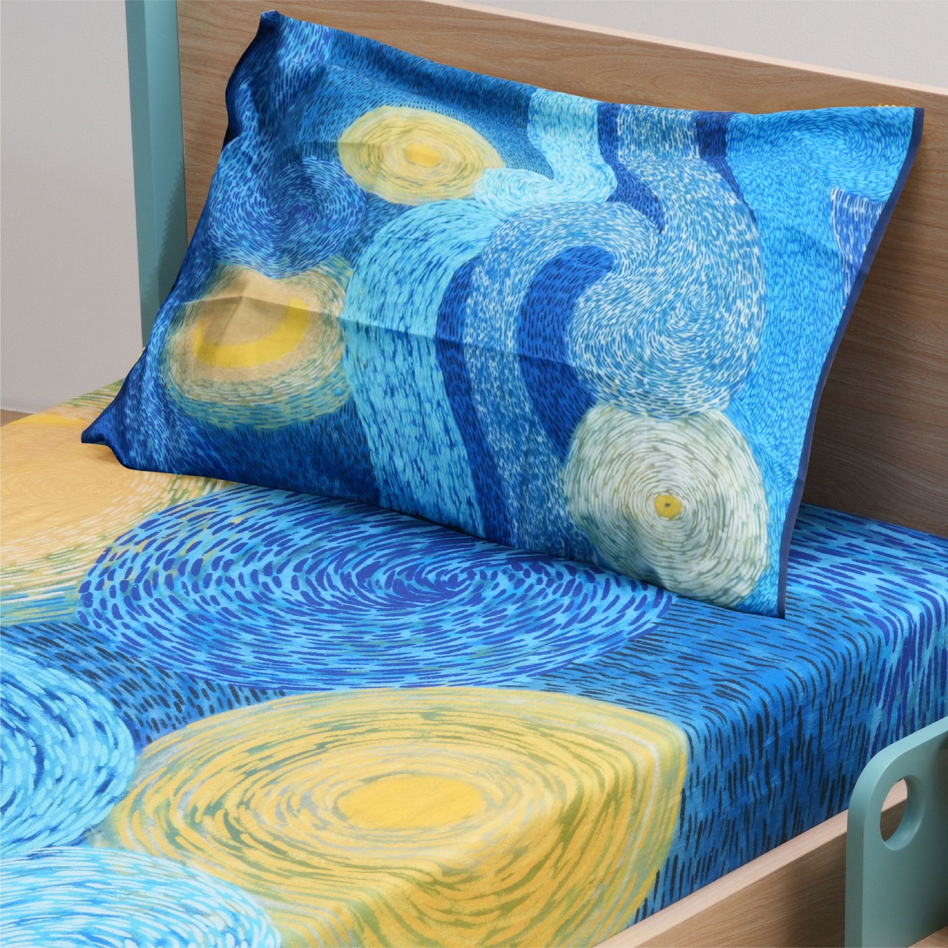 media_gallary Mondrian’s Mosaic + Vincent's Vision Single Bedsheets 6