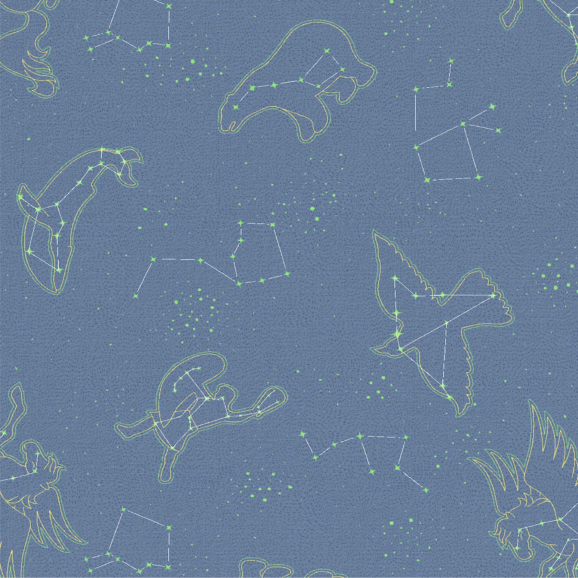 media_gallary Constellation Glow Fitted Bedsheet, Single Size 4