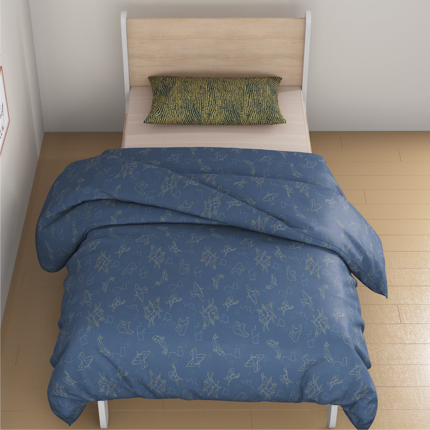 Constellation Glow Reversible Winter Comforter Single Bed Size