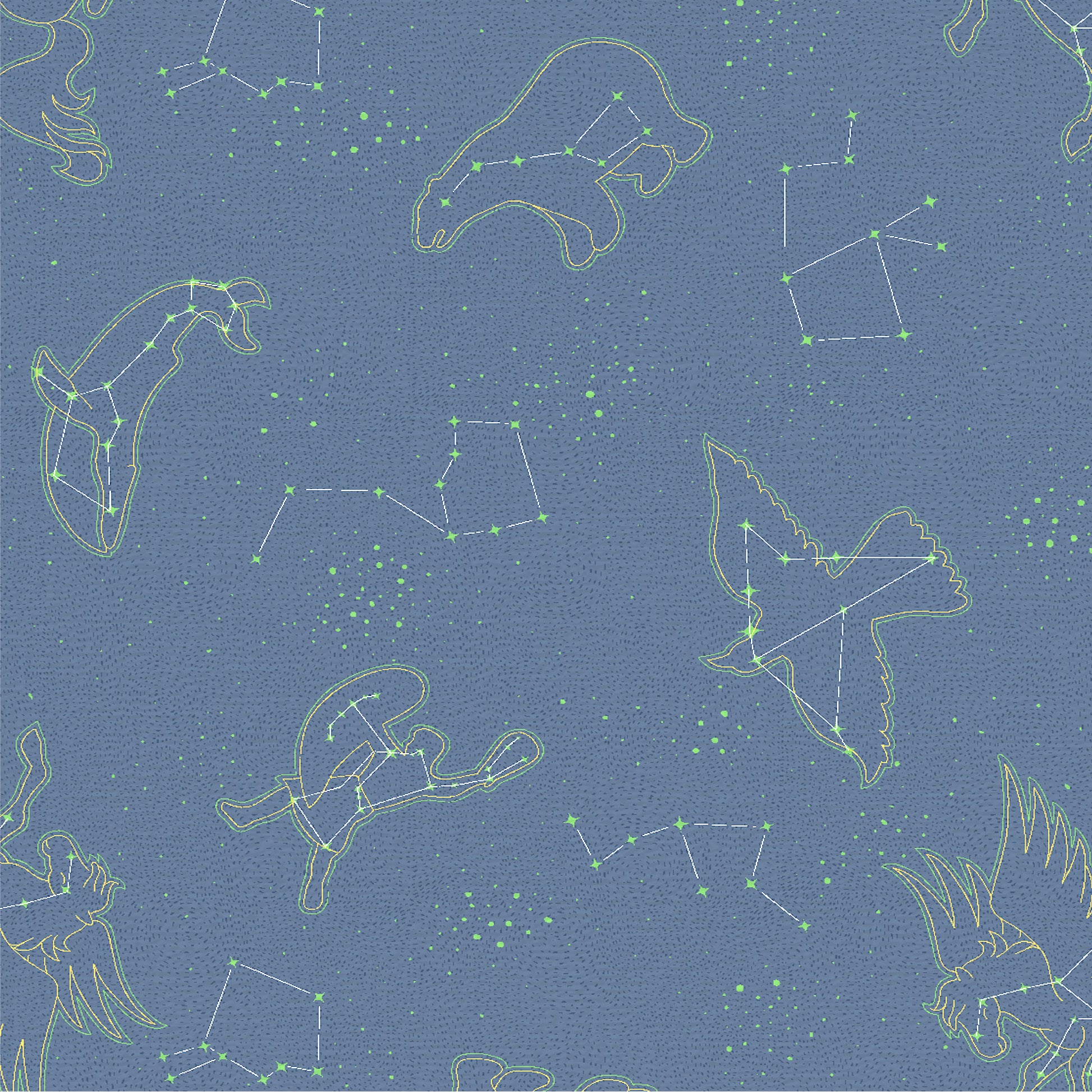 media_gallary Constellation Glow Reversible Winter Comforter Queen Bed Size 4