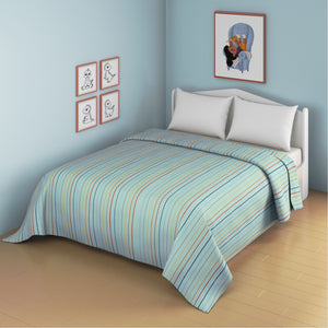 Cursive Lines Coverlet Queen Bed Size