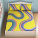 thumbnail Winding Roads Fitted Bedsheet, Queen Size 2