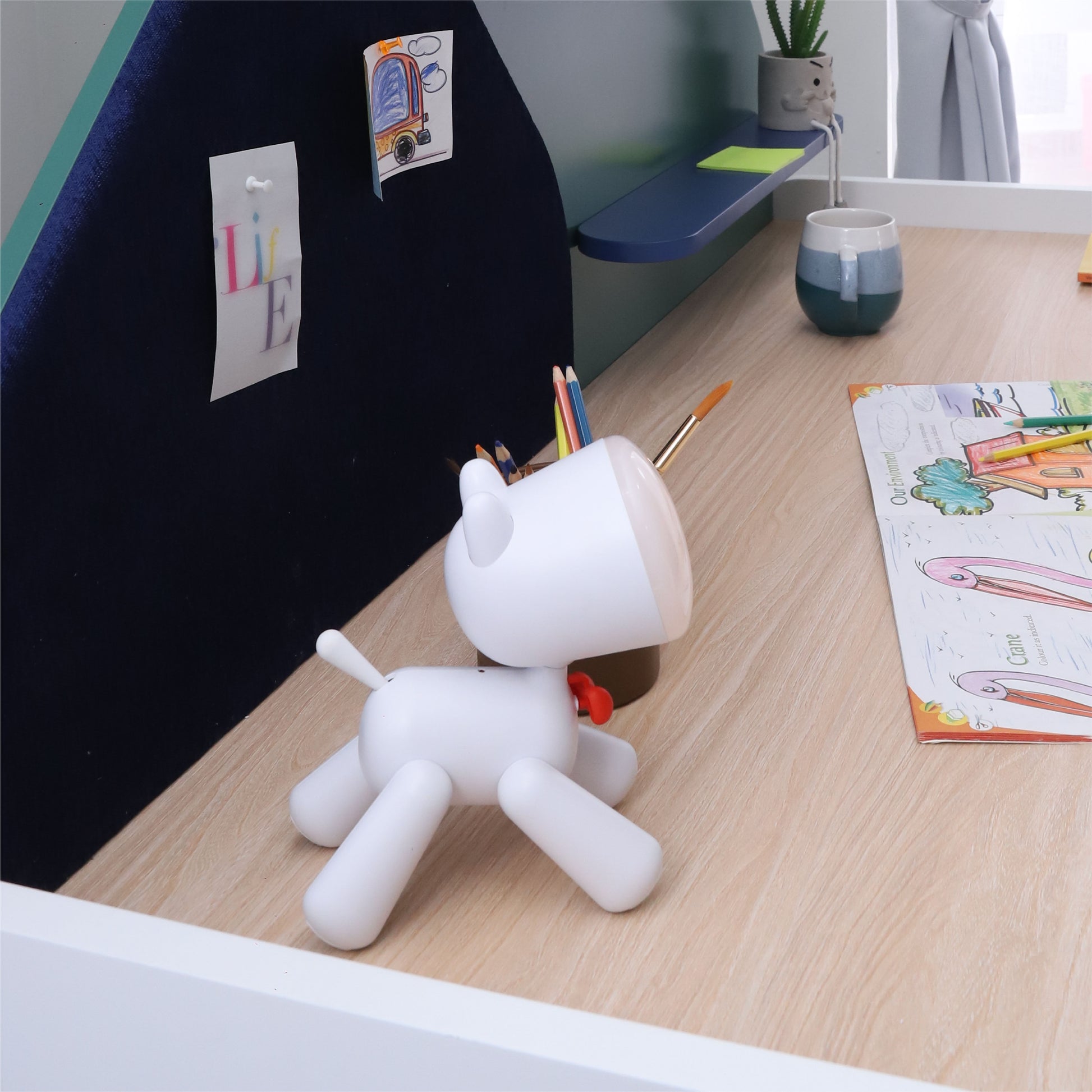 media_gallary Rechargeable Study Table Lamp for kids - woof woof 11